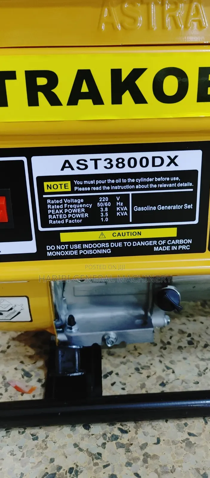 Astra Korea Petrol Powered Generator