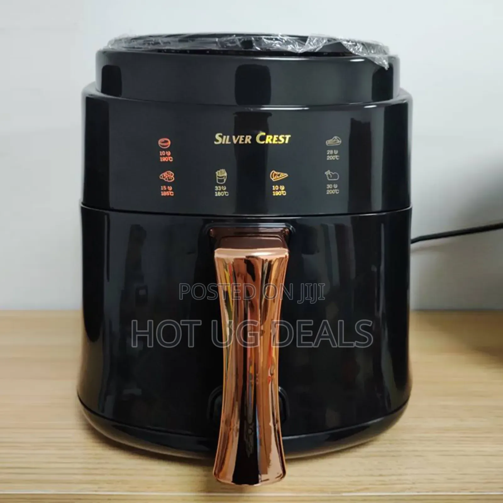 Oil Free Electric Air Fryer Round Hot 8 Litres Silver Crest Air Fryer