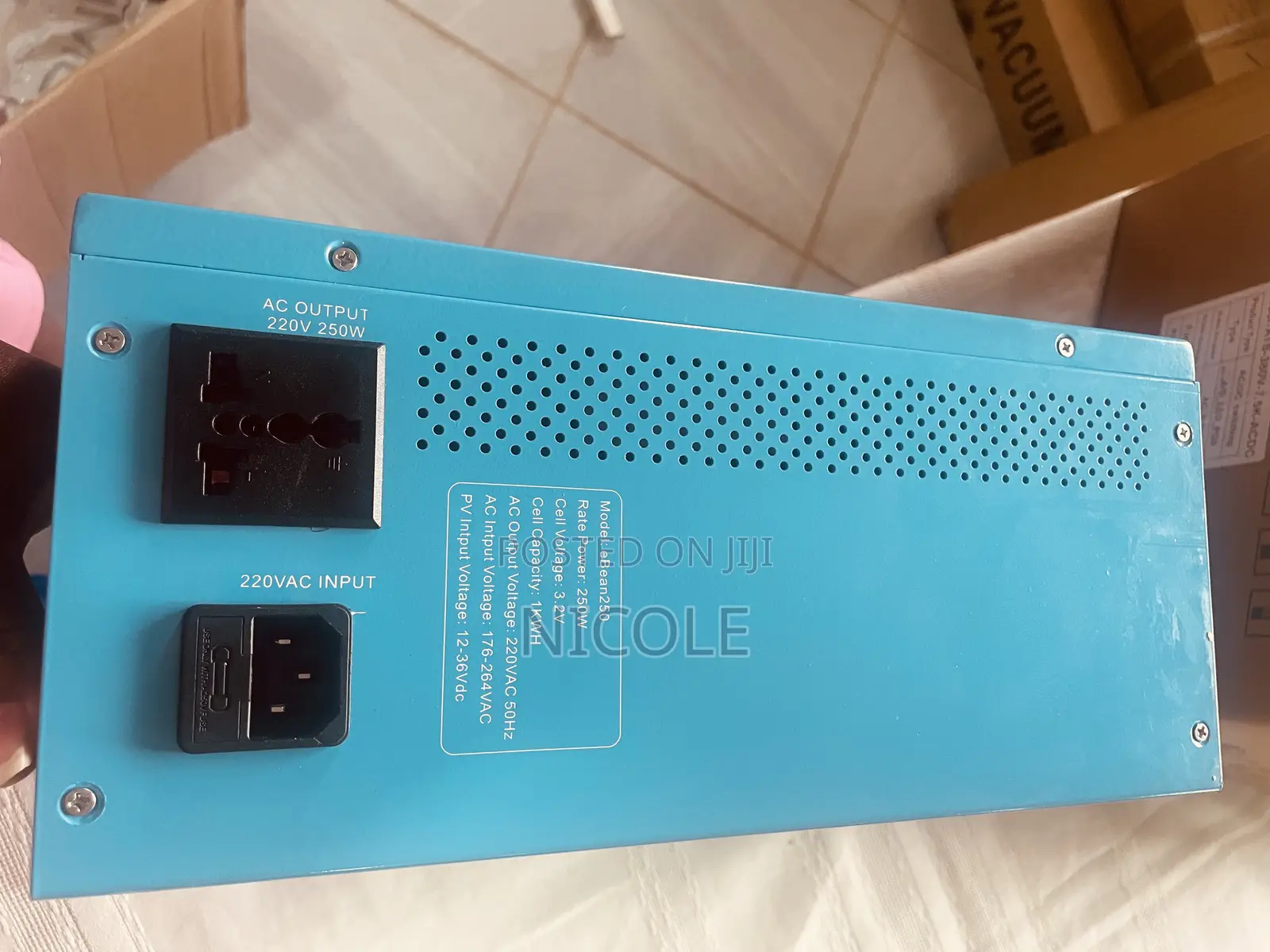 Energy Bean Solar Battery Backup System