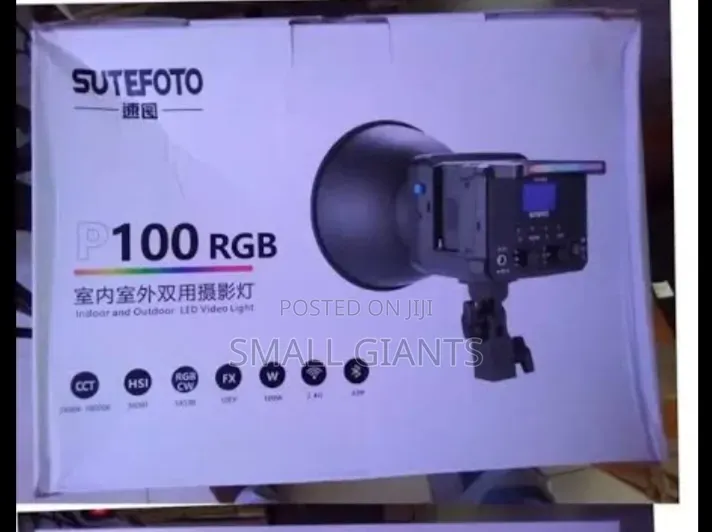 Sutefoto P100 RGB Rechargeable Video Light