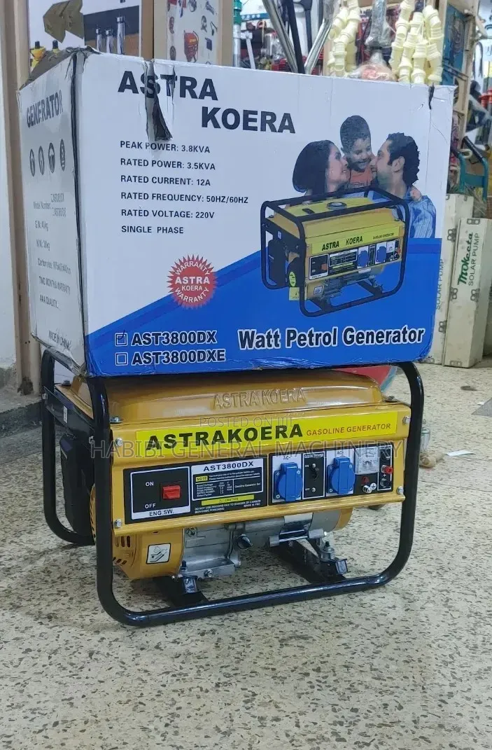 Gasoline Powered/High Quality 3.8kva Generators