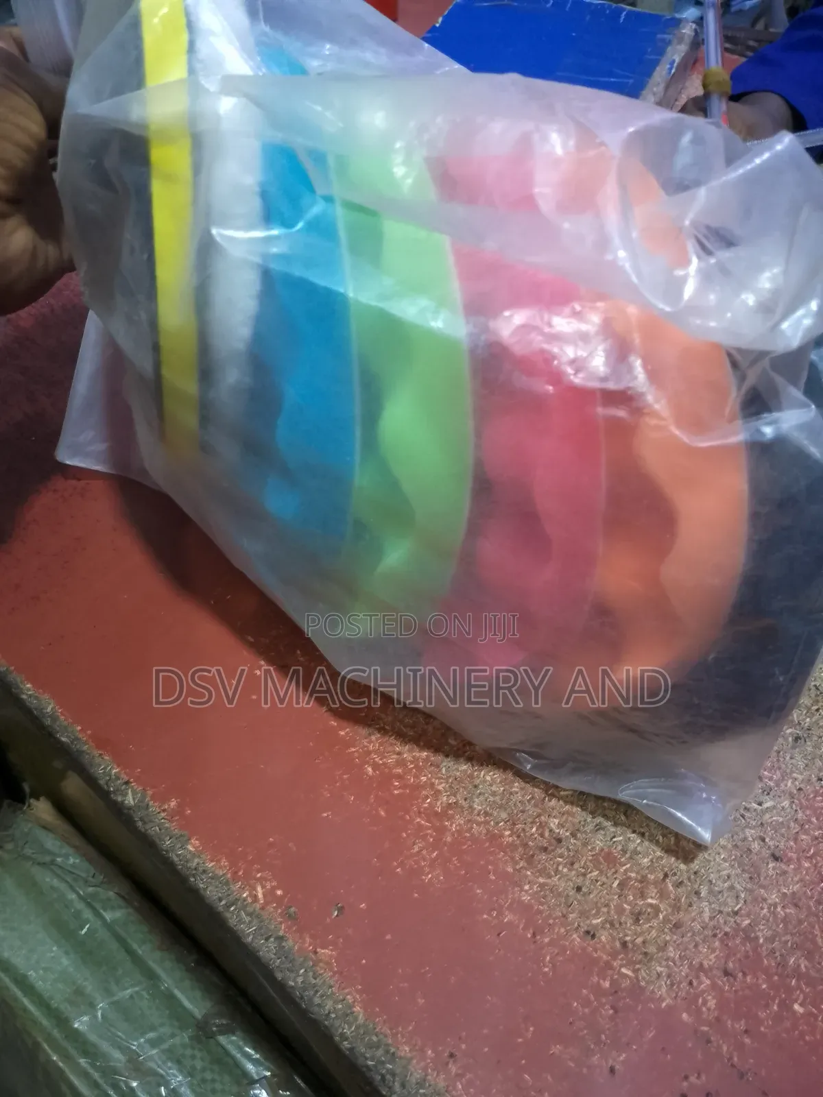 Pack Of 8 Pieces T-cut Sponge Pads And Holder