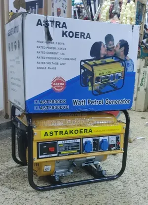 Gasoline Powered/High Quality 3.8kva Generators
