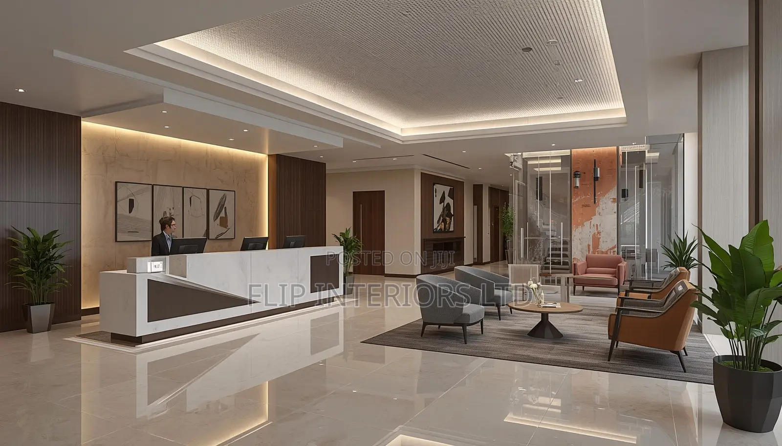 Reception Area Design and Furnishing