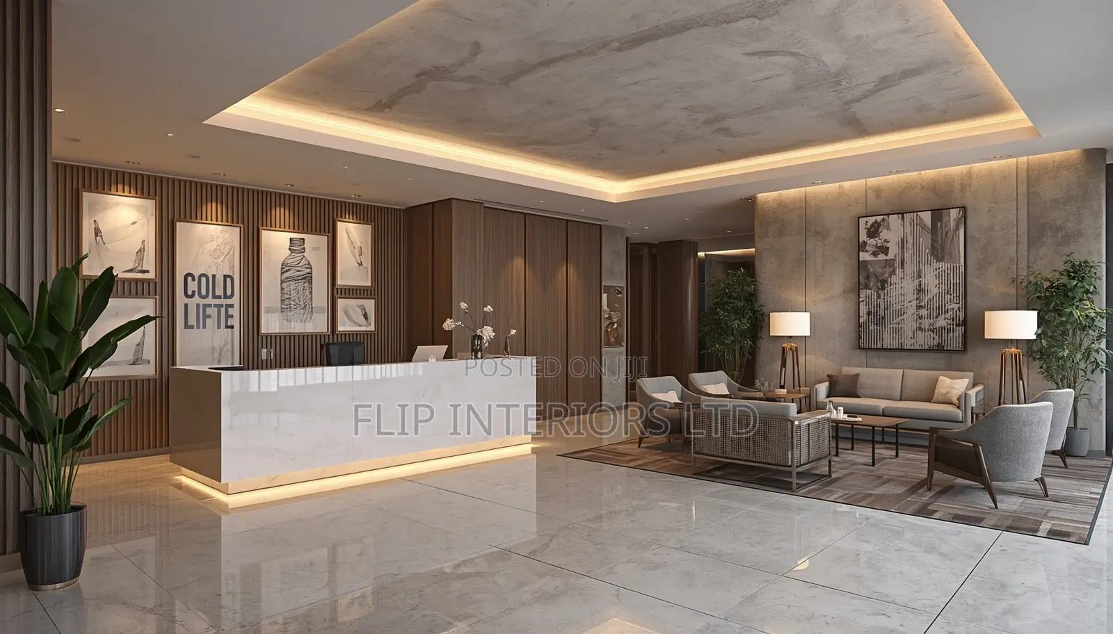 Reception Area Design and Furnishing