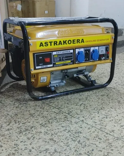 Astra Korea Gasoline Engine Petrol Powered 3.8kva Generator