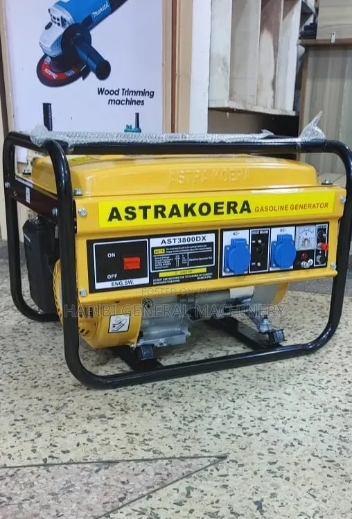 Astra Korea Gasoline Engine Petrol Powered 3.8kva Generator