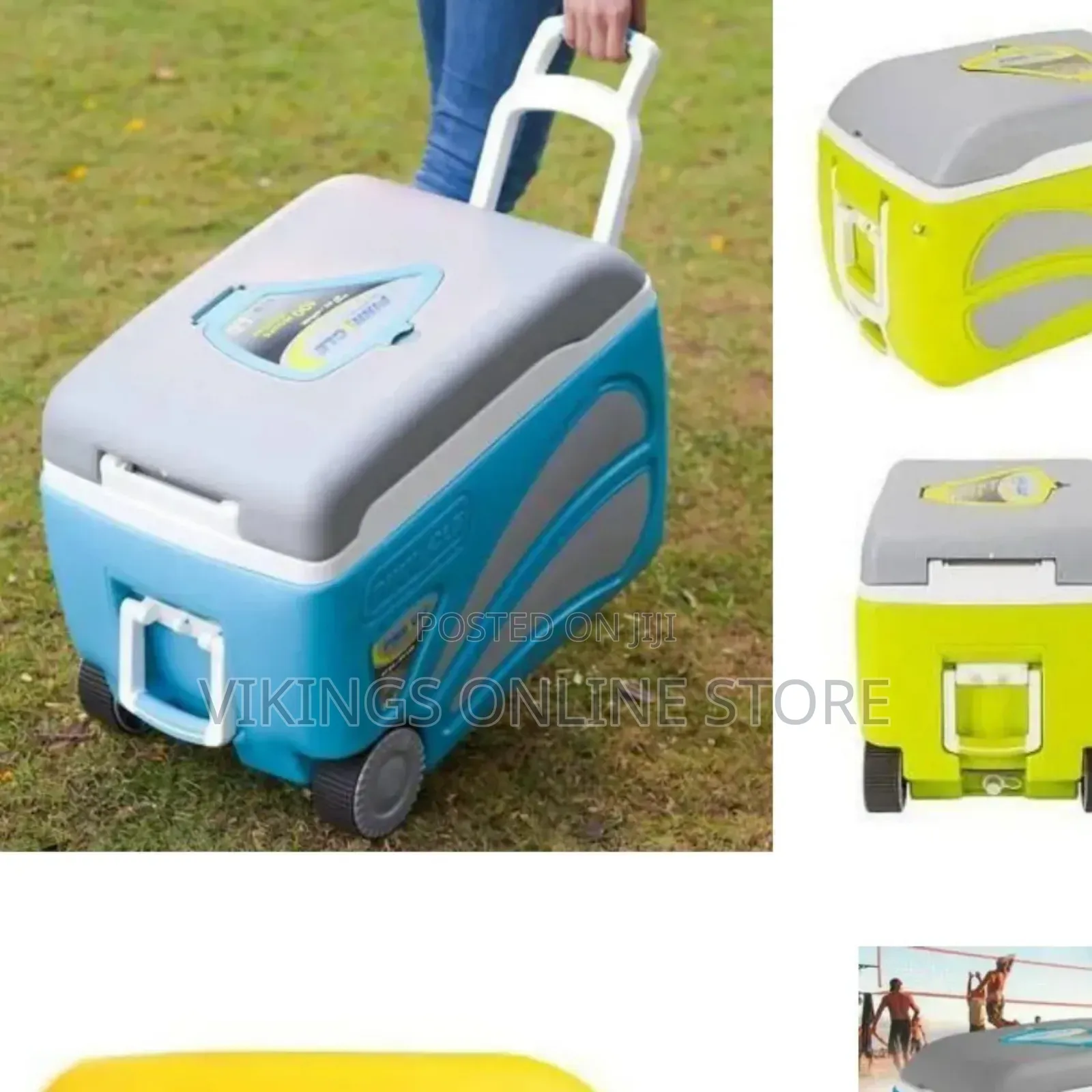 Large Capacity Wheeled Portable Cooler For Sports And Outdoors (45l)