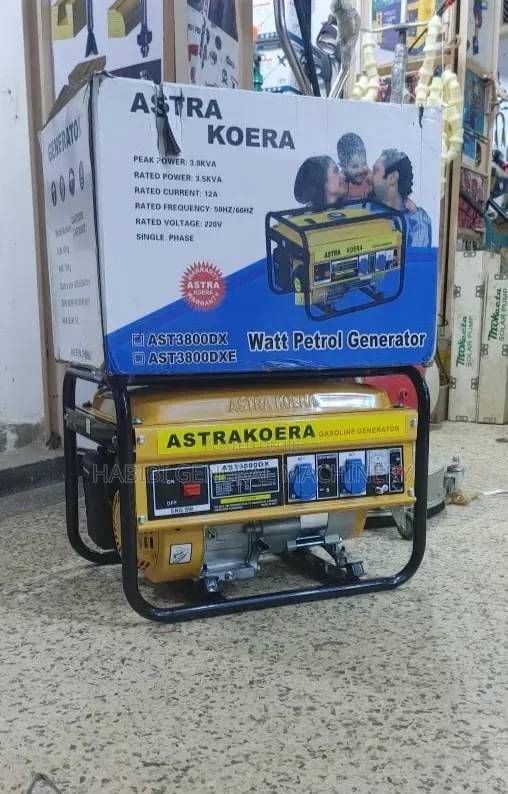 Astra Korea 3.8kva 3.5kw Gasoline/Petrol Powered Generators Key Start