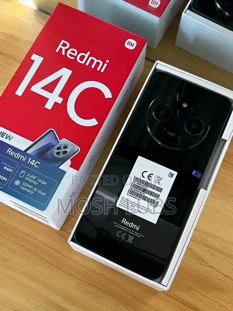 New Xiaomi Redmi 14C 256 GB Black