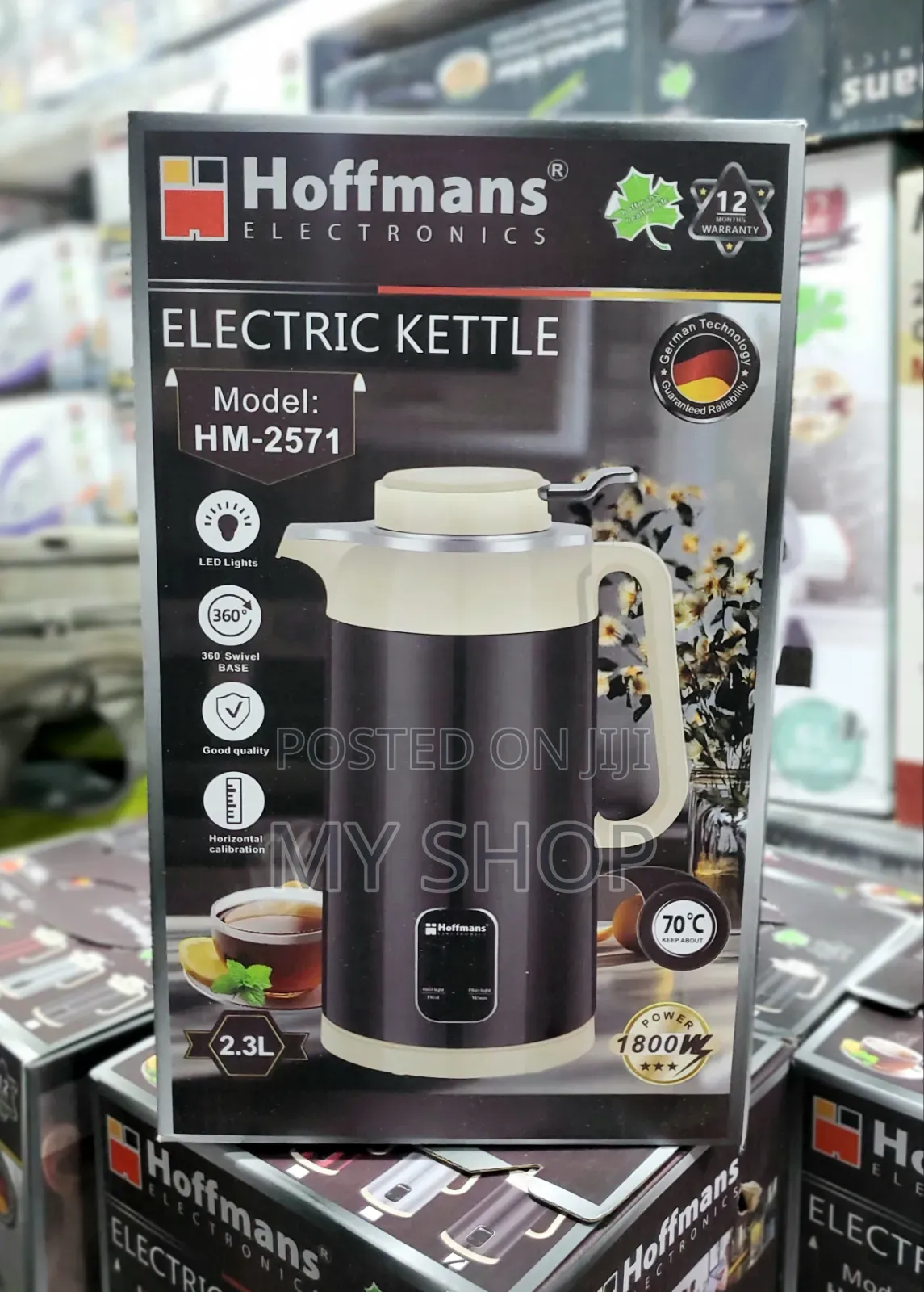 Insulated Hoffman Electric Kettle - It Keeps Warm