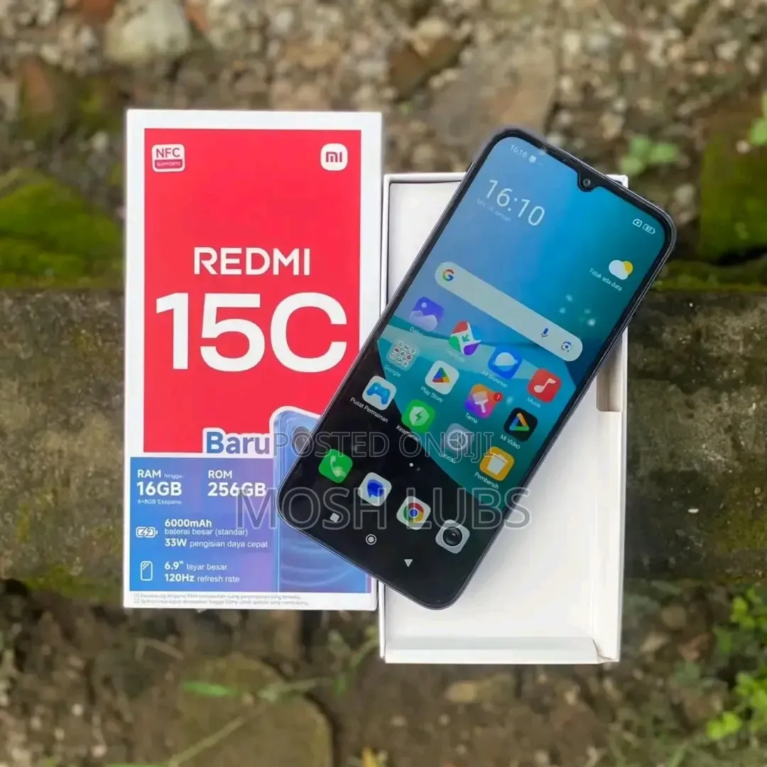 New Xiaomi Redmi 15C 4G 256 GB Black
