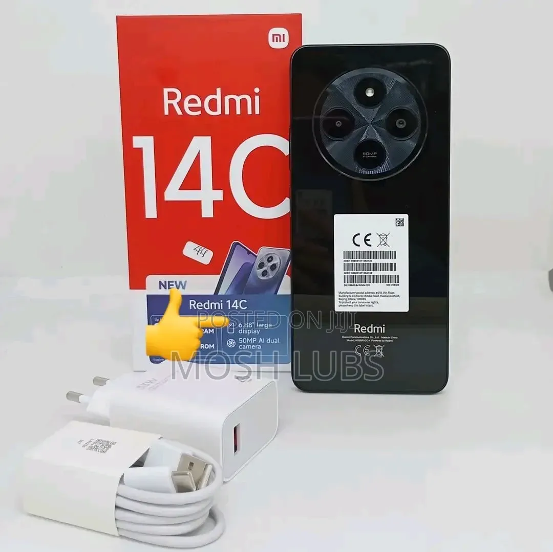 New Xiaomi Redmi 14C 256 GB Black