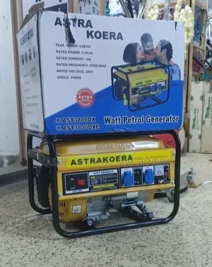 Gasoline /Petrol Powered Key Start Astra Korea 3.8kva Generator