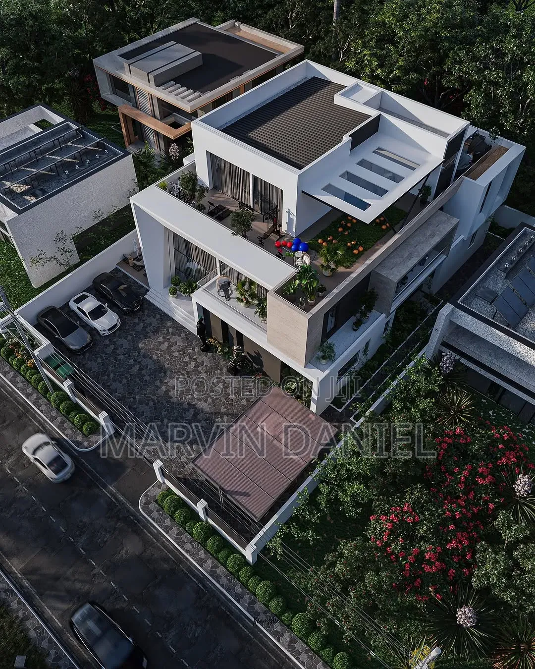 Mega 7 Bedroom Villa House Plan