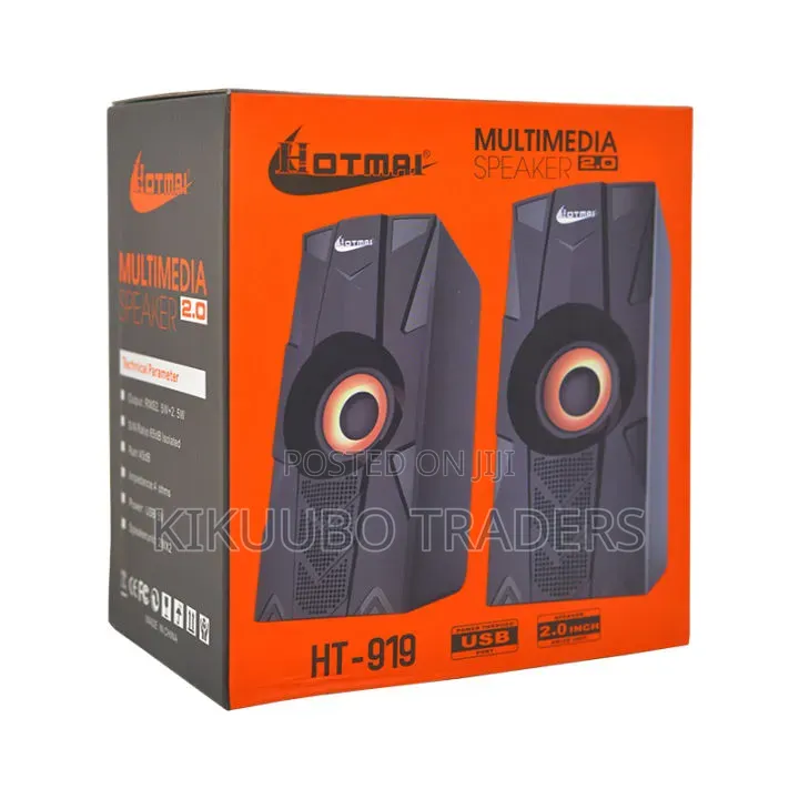 Hotmai A555led 2.0 Multimedia Speaker Set,