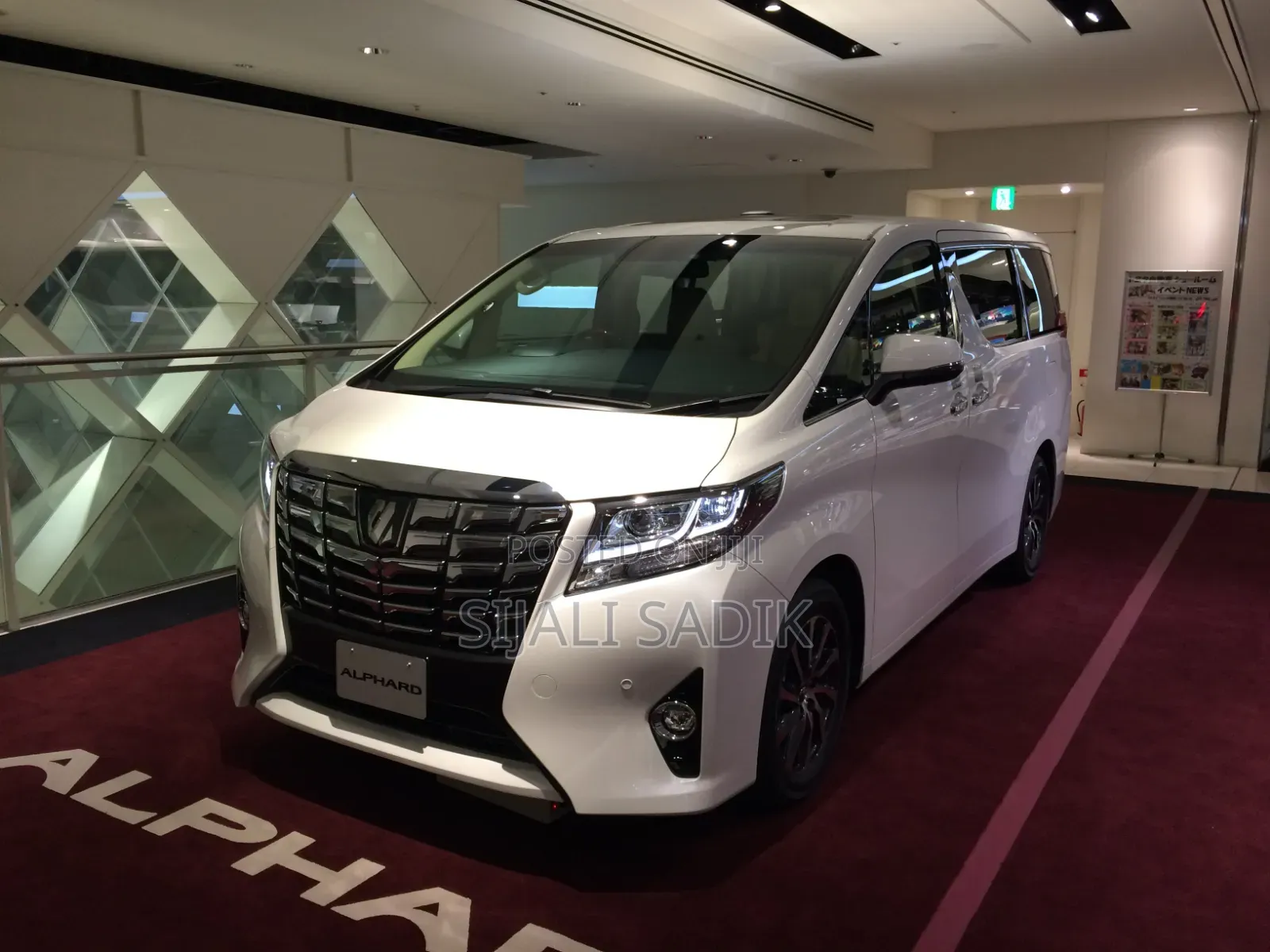 New Toyota Alphard 2025 Black