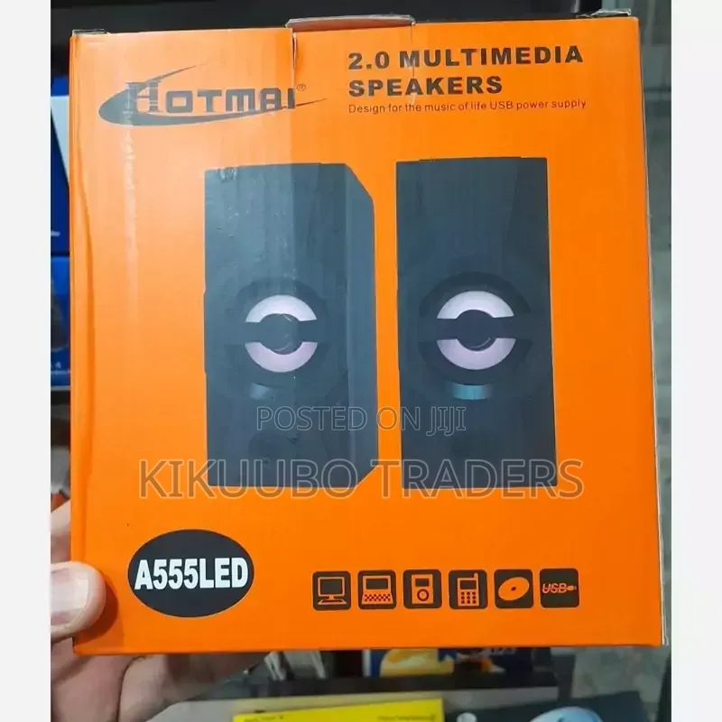 Hotmai A555led 2.0 Multimedia Speaker Set,