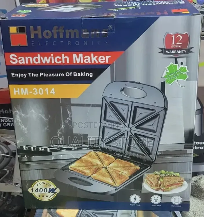 Hoffmans Sandwich Maker Hm-3014