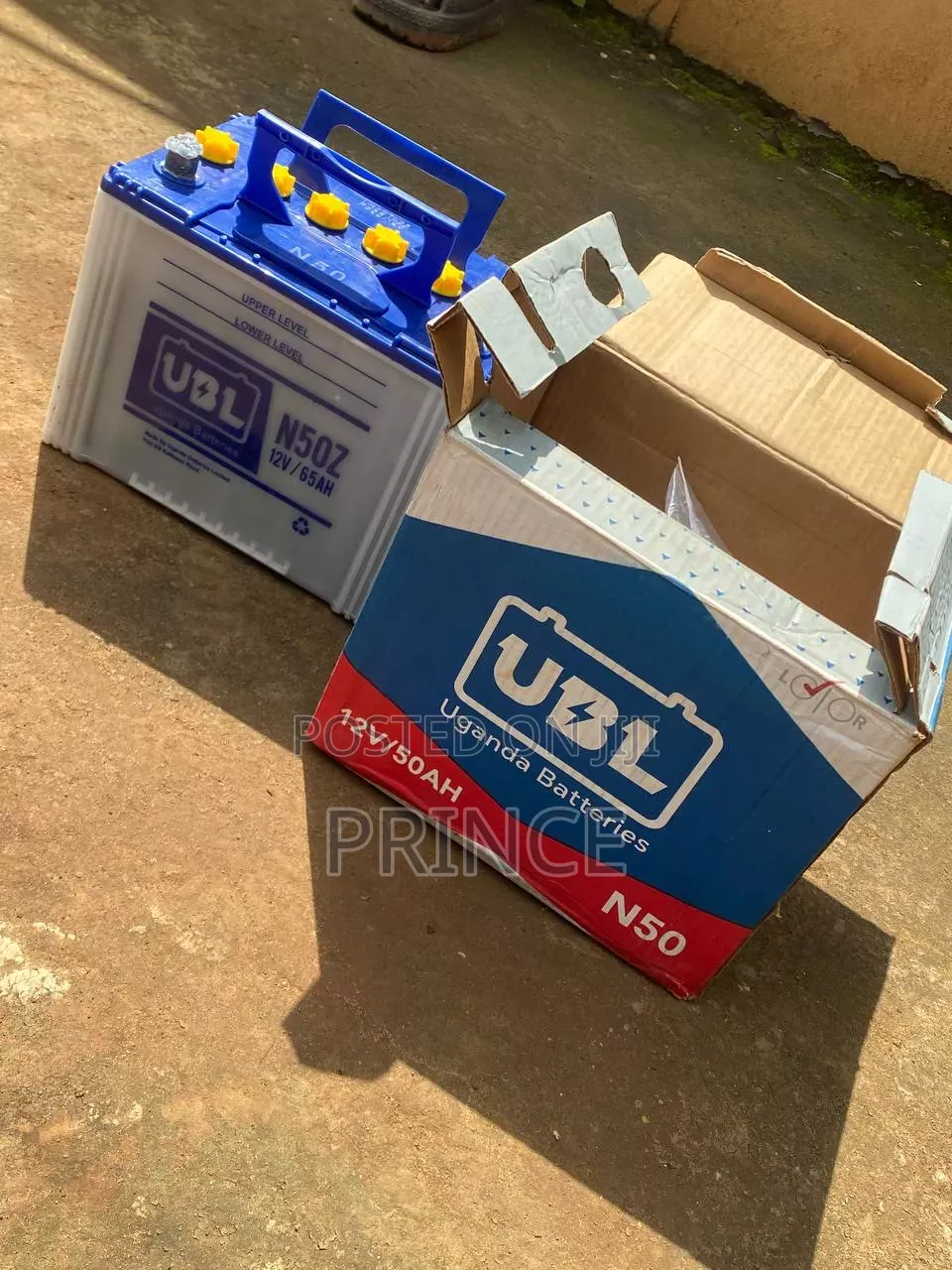Ubl N50 Car Battery for Sale Costs 240000 Ug SHS With 1 Year Guarantee