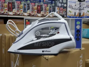 Powerful Steam Iron Box - Non Stick Soleplate Adjustable Temperature