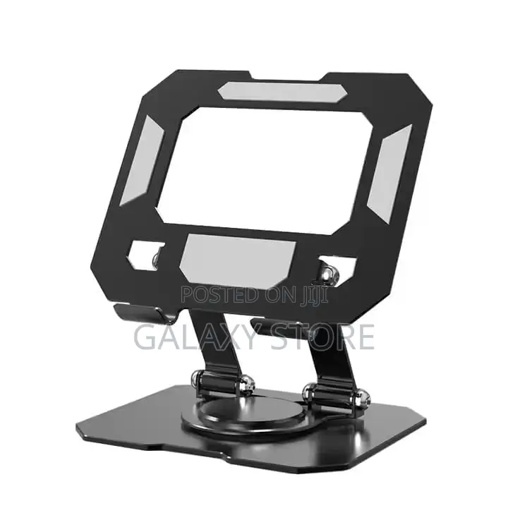 360° Rotating iPad Tablet Stand Adjustable Heavy-Duty Metal Base