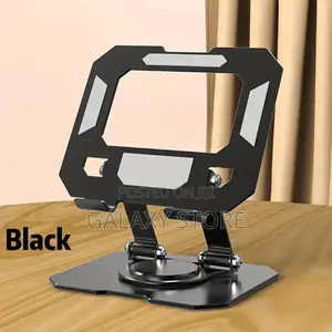 360° Rotating iPad Tablet Stand Adjustable Heavy-Duty Metal Base