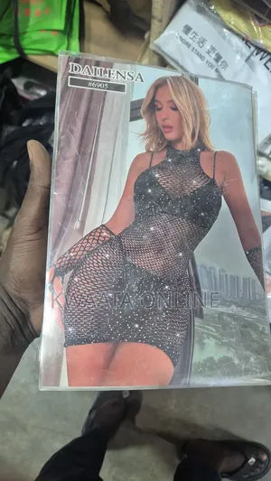 Sexy Sparkle Rhinestone Lingerie Fishnet Bodysuit Mesh Stripper Outfit