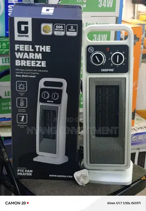 Geepas GRHW PTC Ceramic Fan Heater. Heater Fan