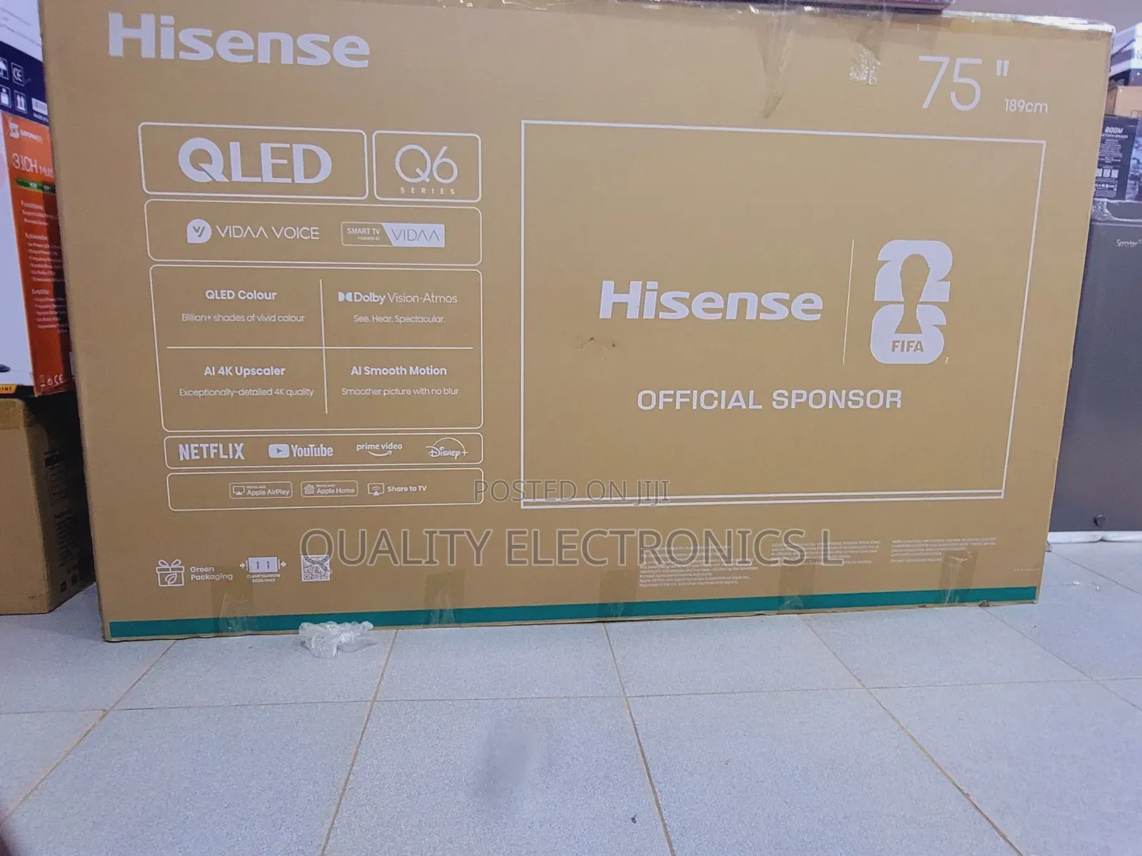 Hisense 75 Inches Qled Q6 Led Tv