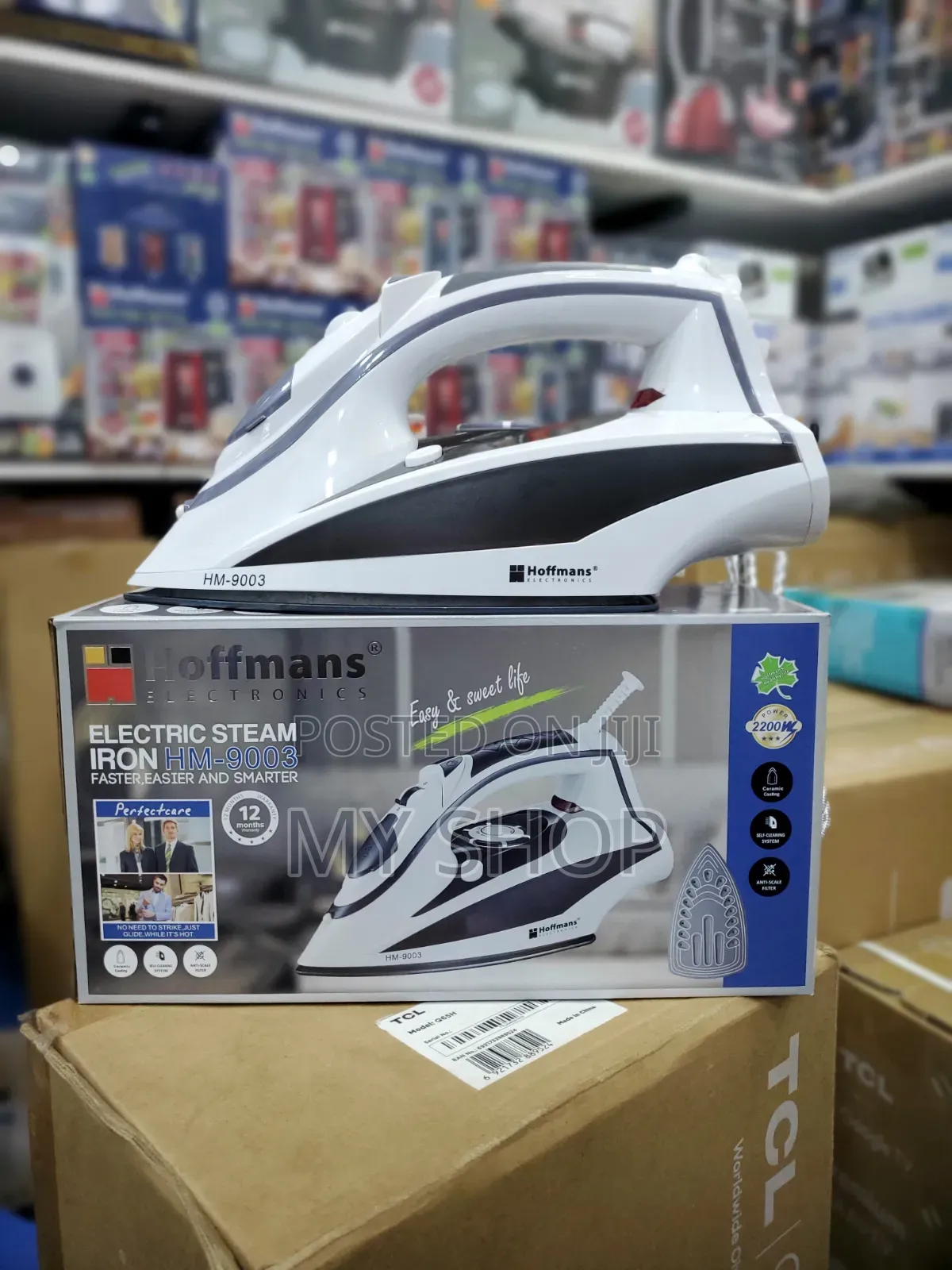 Household Steam Iron - Wrinkle Remover for All Fabrics