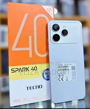 New Tecno Spark 40 256 GB Silver