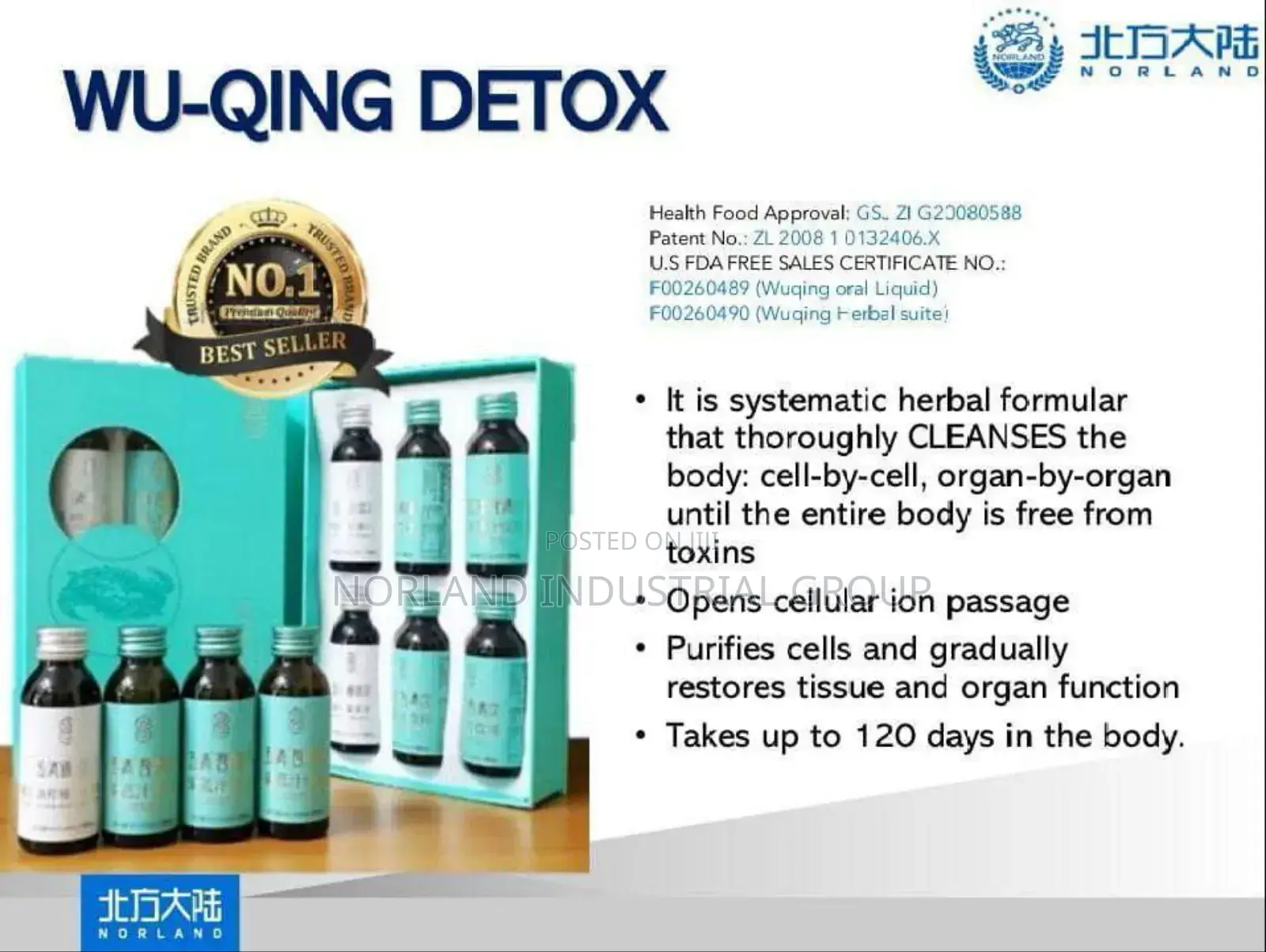 Cellular Wuqing Detox Pack
