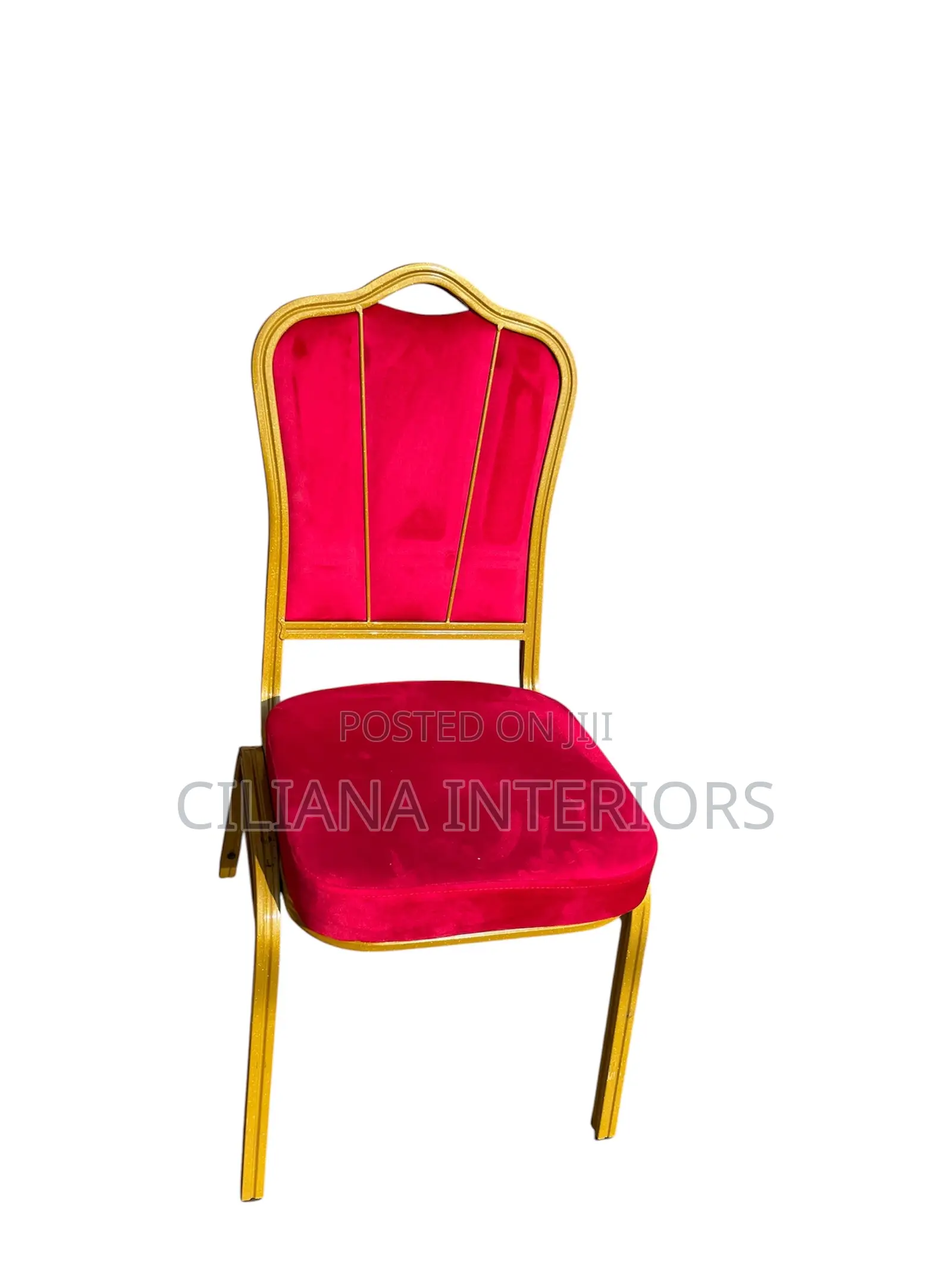 Velvet Red Conference Chair