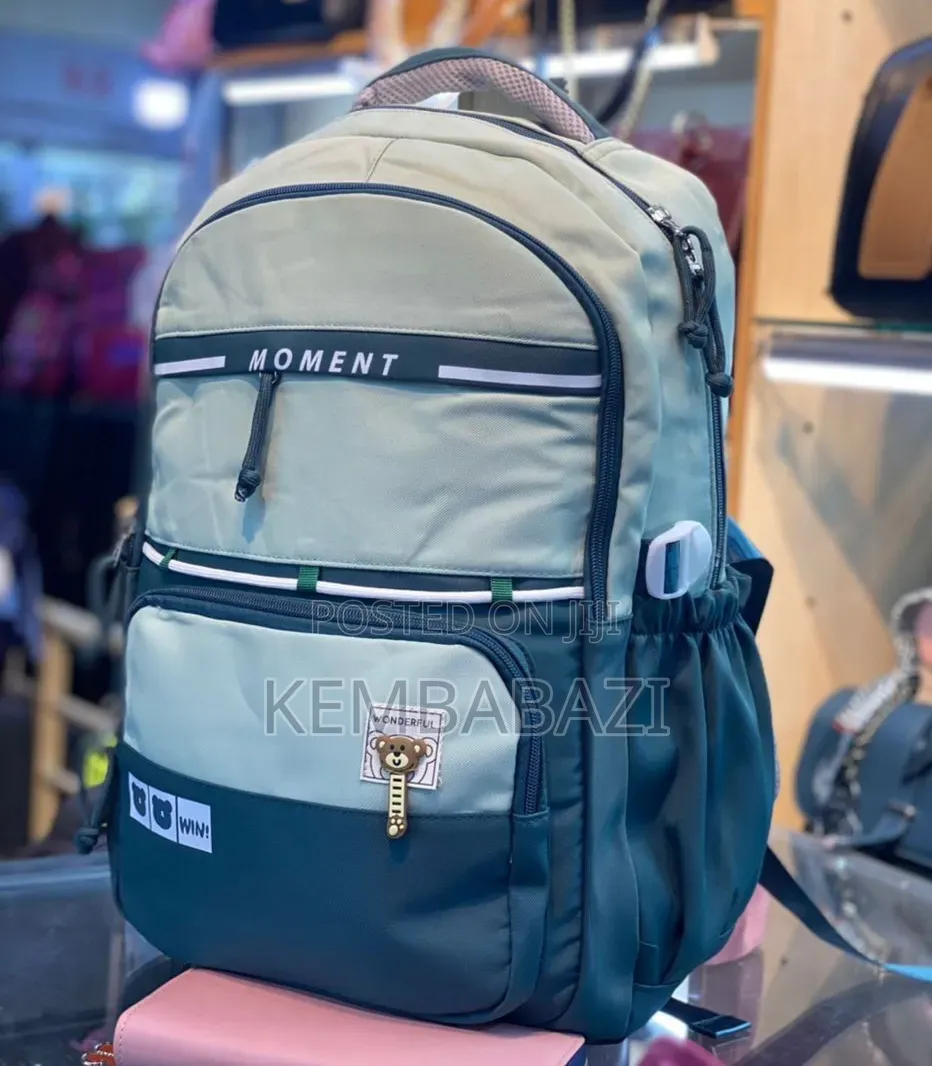 Moment Branded School Backpack Bag