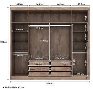 Closets/Wardrobes Running Meter Any Colour/Design