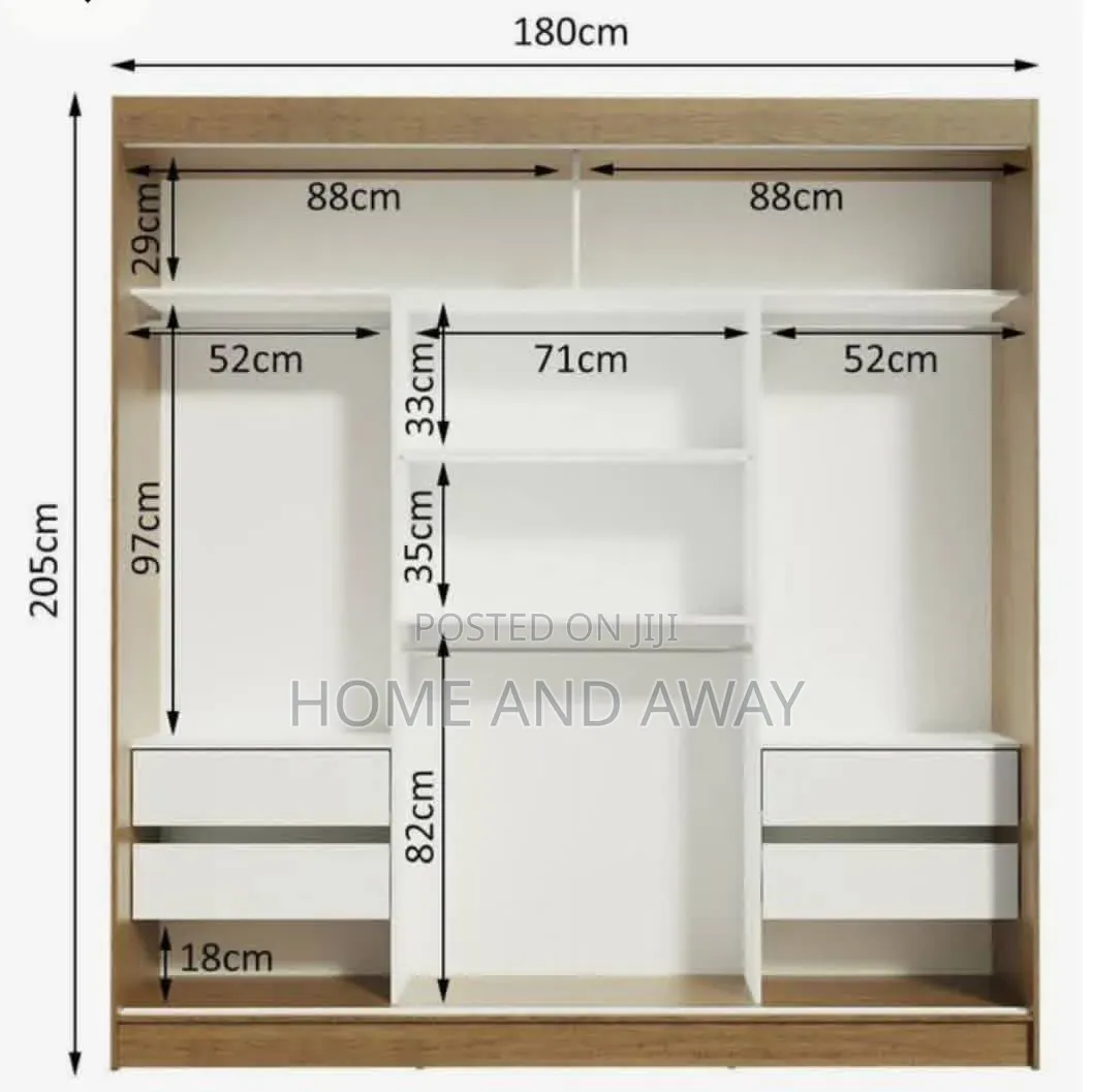 Closets/Wardrobes Running Meter Any Colour/Design