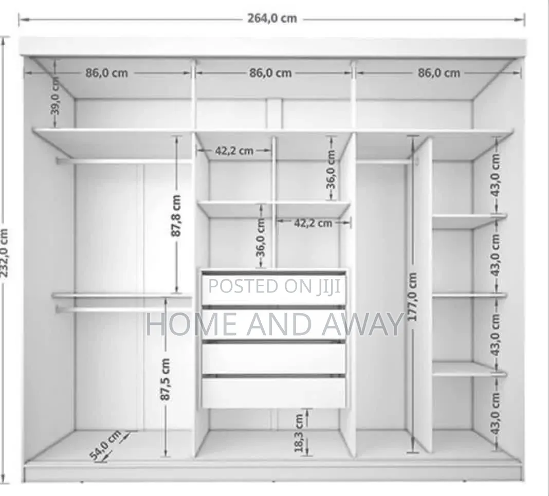 Closets/Wardrobes Running Meter Any Colour/Design