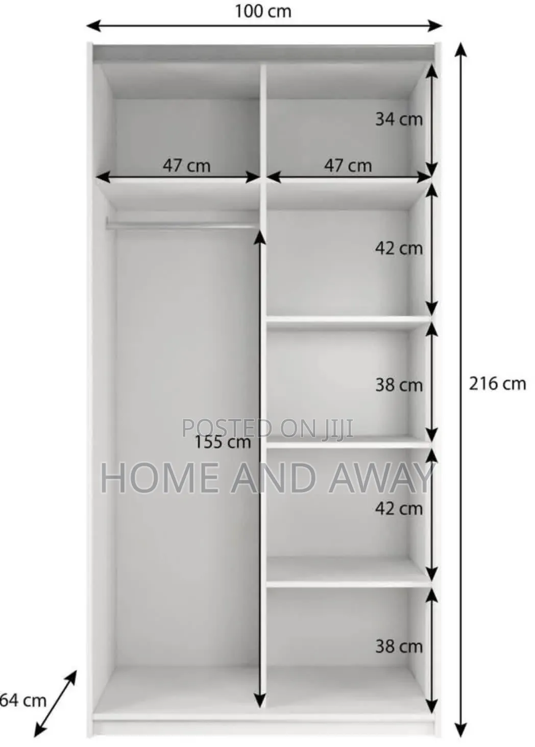 Closets/Wardrobes Running Meter Any Colour/Design