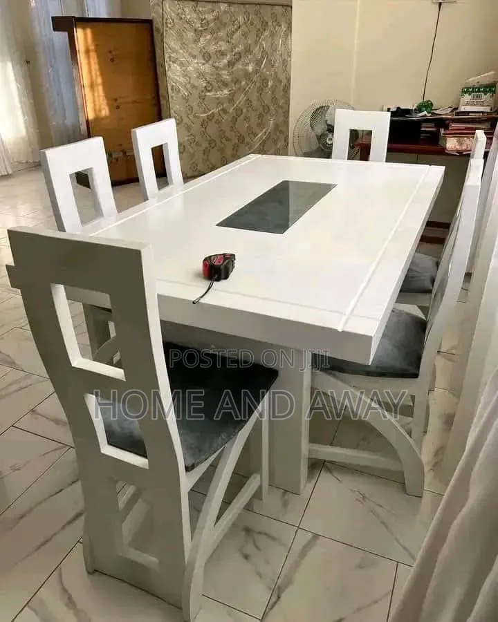 White Dining Sets 6 Seater From 1,800,000/- Any Colour With Delivery
