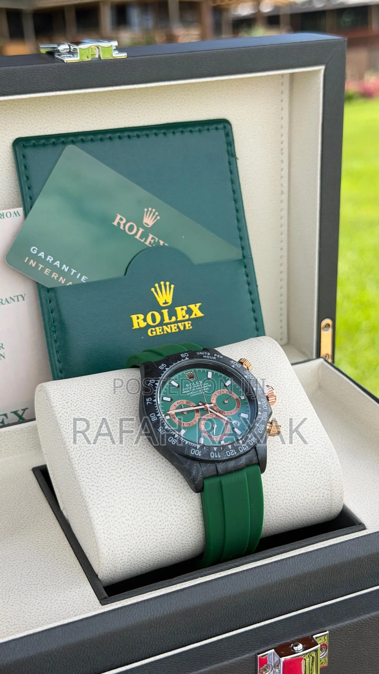 Army Green Version of Rolex Cosmograph Timepiece