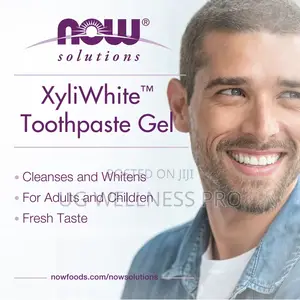 Now Food Solutions Xyliwhitetm Toothpaste Gel, Refreshmint, 181g