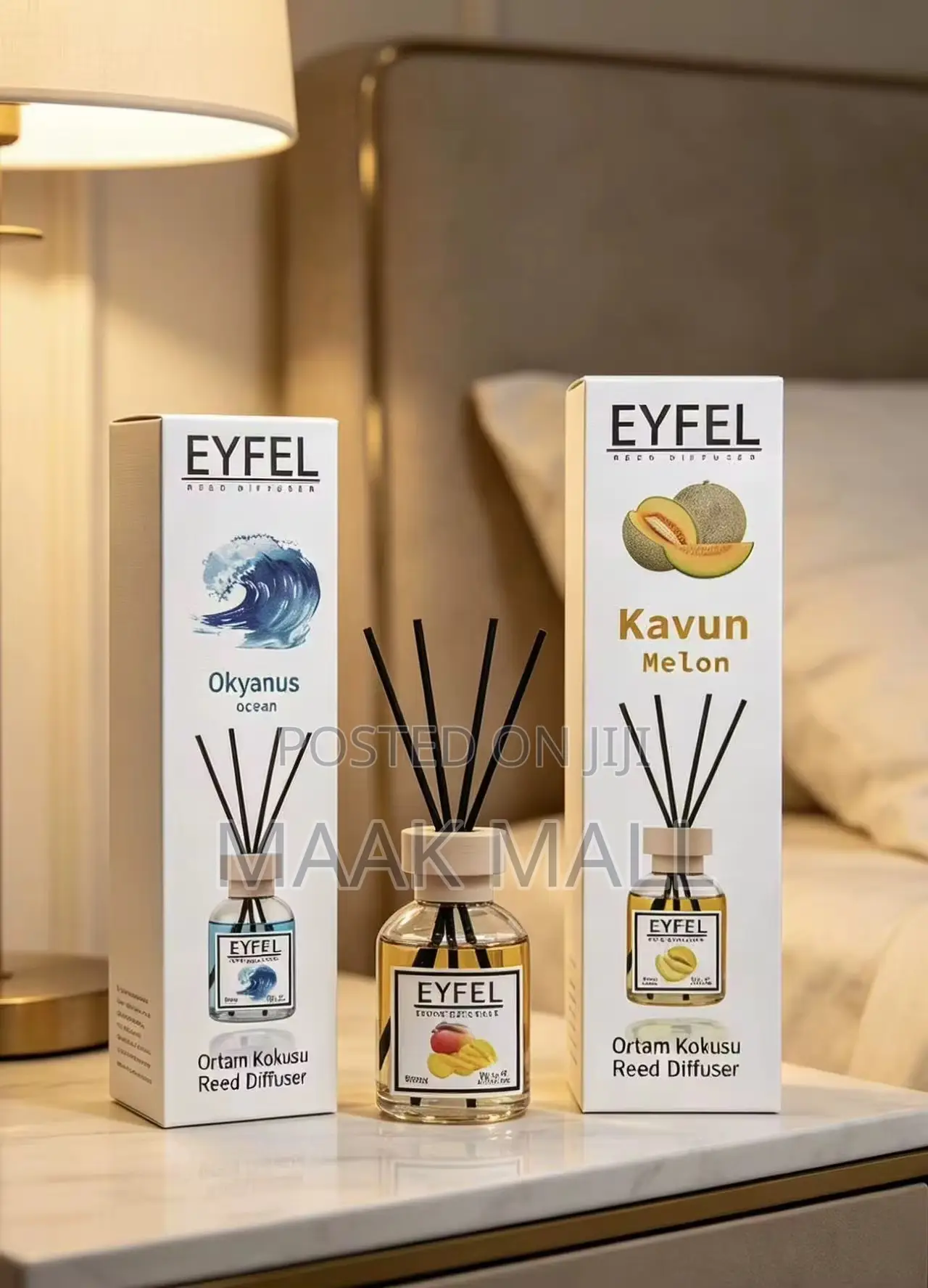 2 PCS Set of Reed Eyfel Diffuser Scent