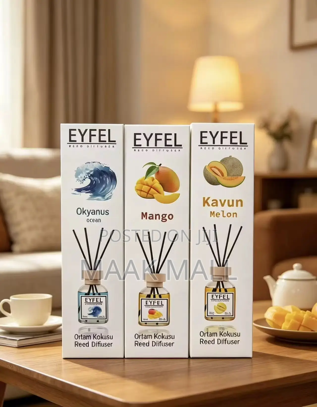 2 PCS Set of Reed Eyfel Diffuser Scent
