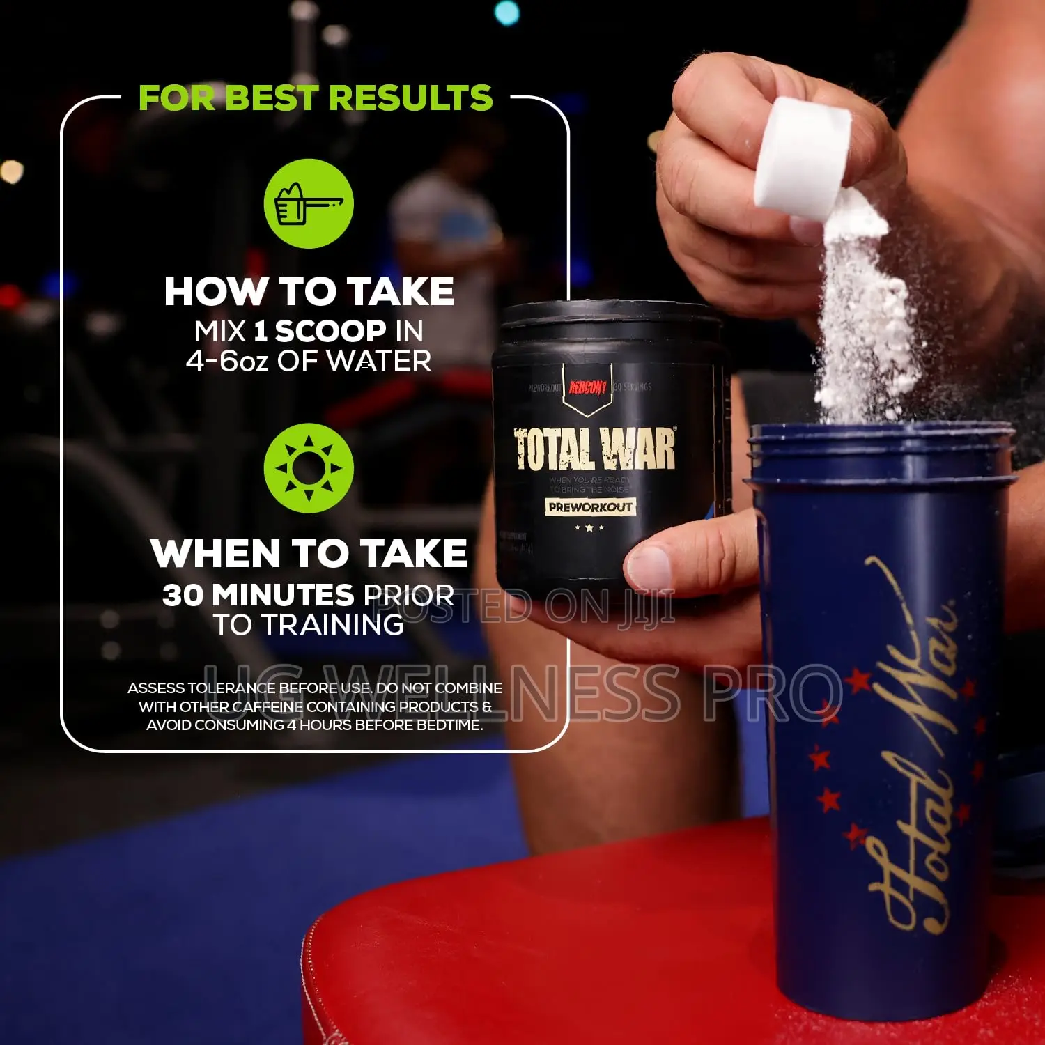 Total War Pre-Workout, Strawberry Kiwi (30 Servings)