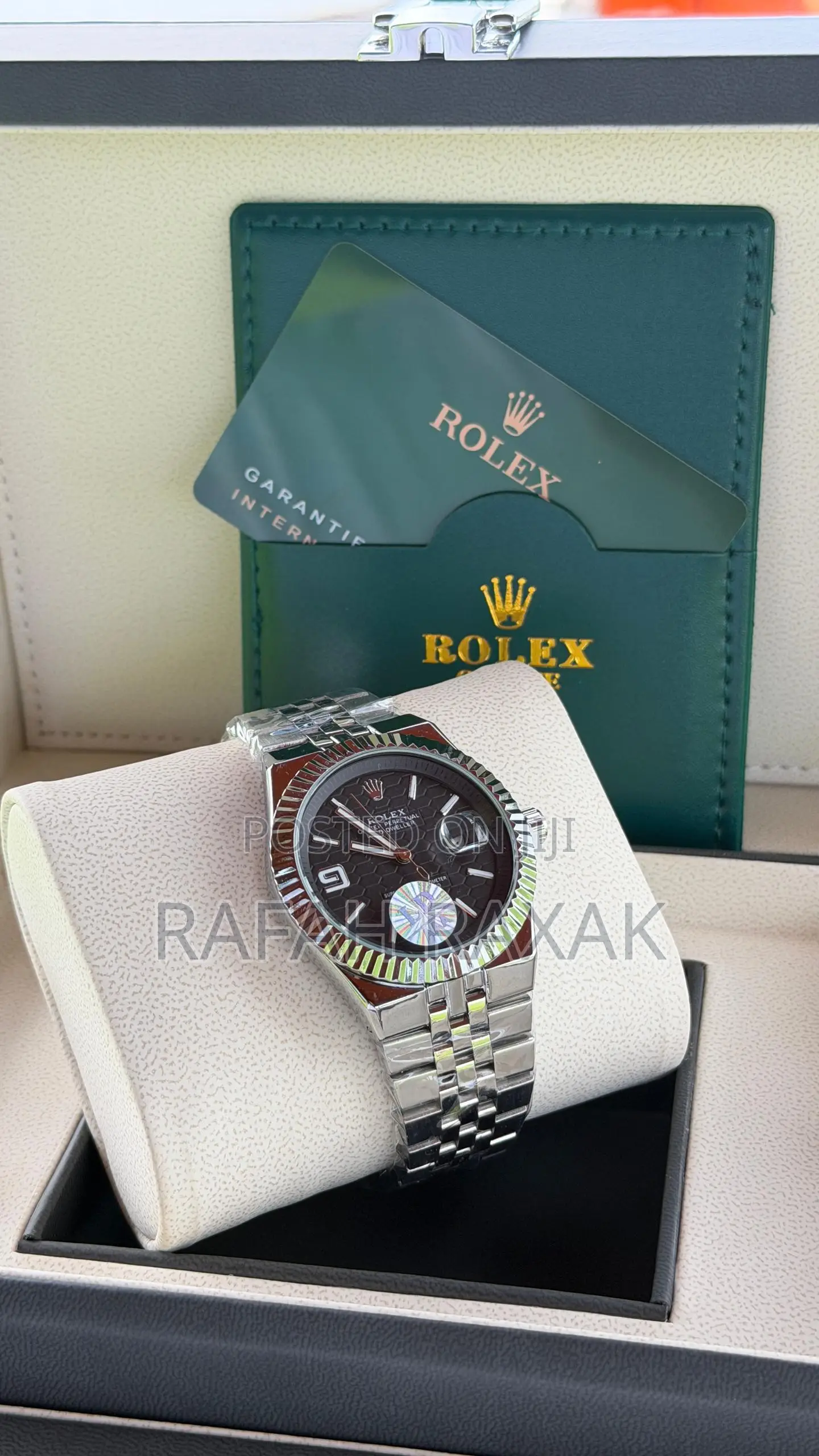 Stainless Steel Rolex Oyster Perpetual Watch