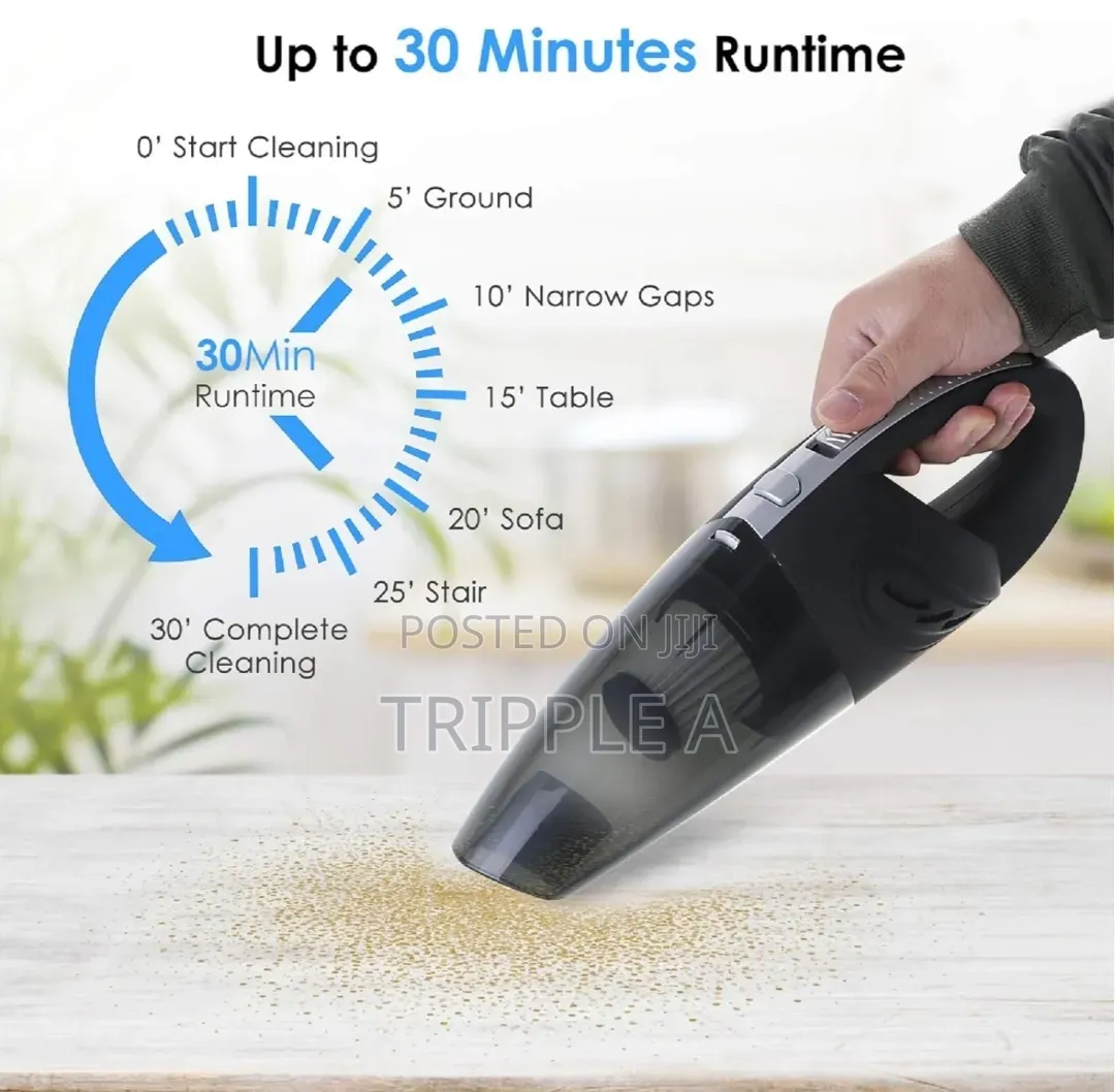 Rechargeable Cordless Wet Dry Car Vacuum Cleaner