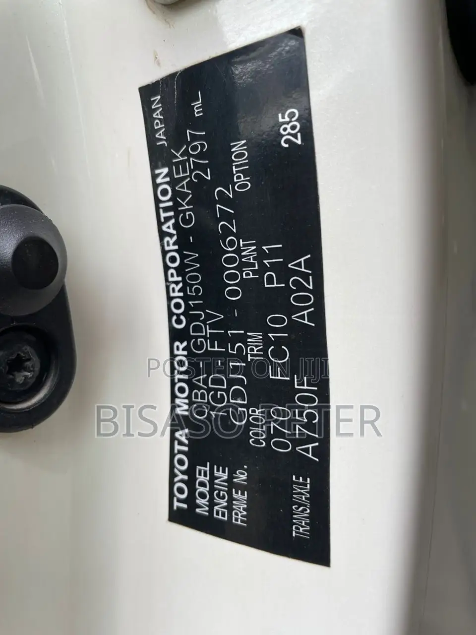 Toyota Land Cruiser Prado 2.8 2018 White