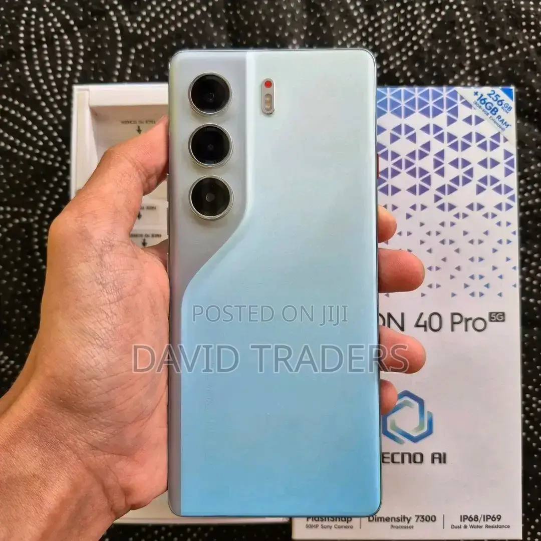 New Tecno Camon 40 Pro 5G 256 GB Blue
