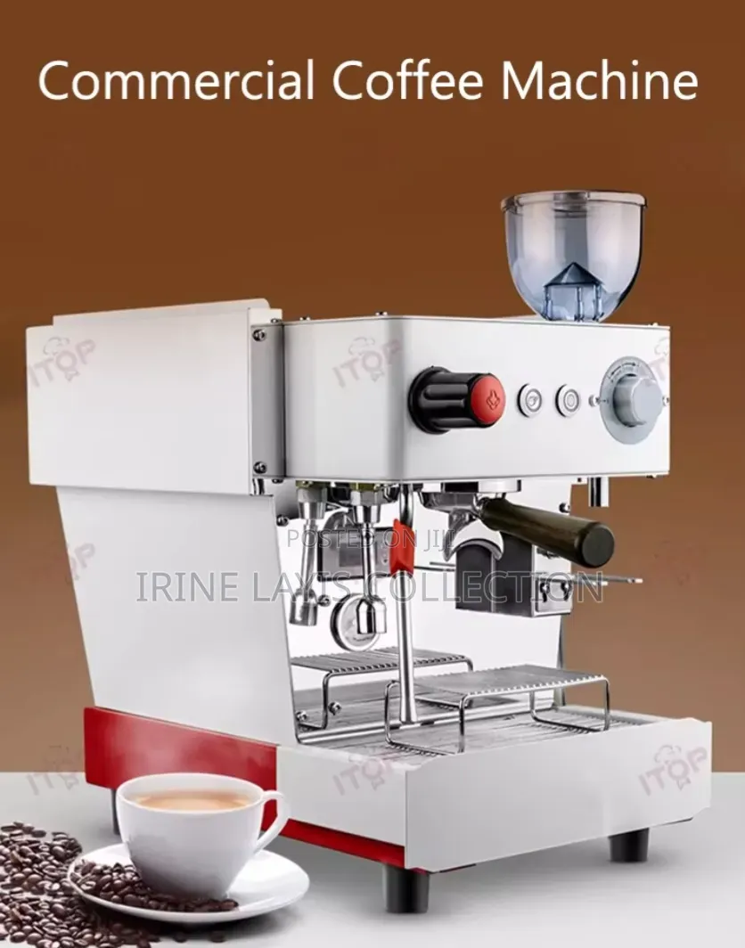 9 Bar Commercial Semi-automatic Coffee Machine.